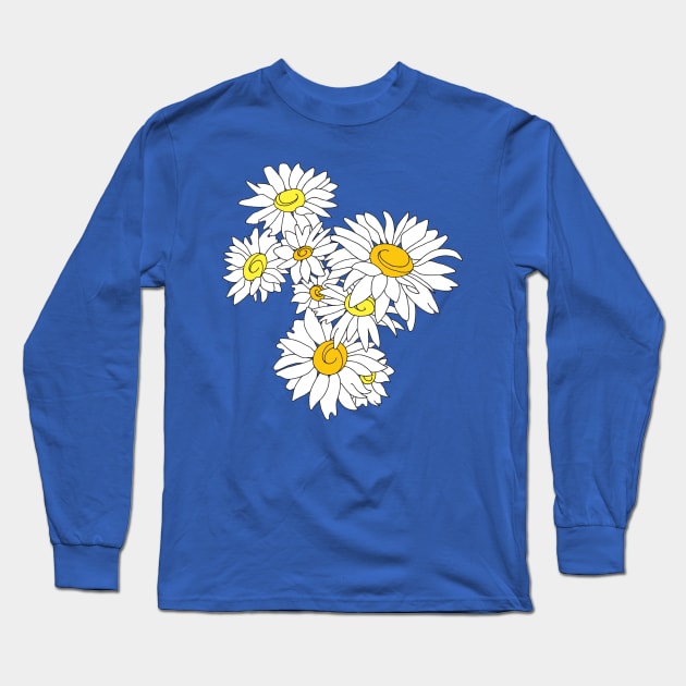 Daisy Long Sleeve T-Shirt by ColoringWithKristine